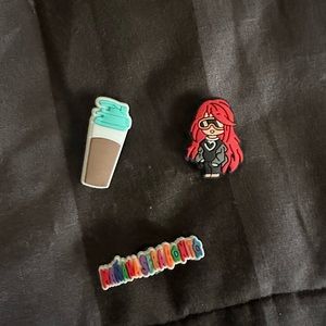 3 croc charms/ brand new